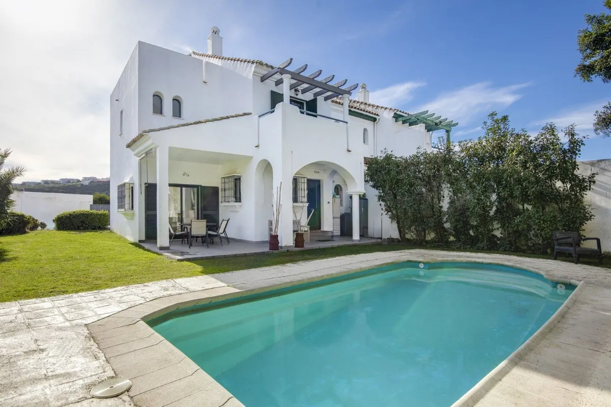 Sunlit Coastal Retreat with Private Pool in Manilva