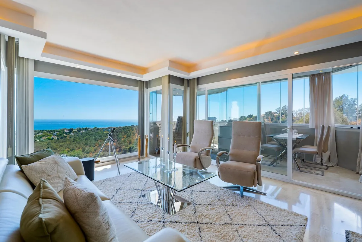 Panoramic Sea View Corner Penthouse in Upper Calahonda