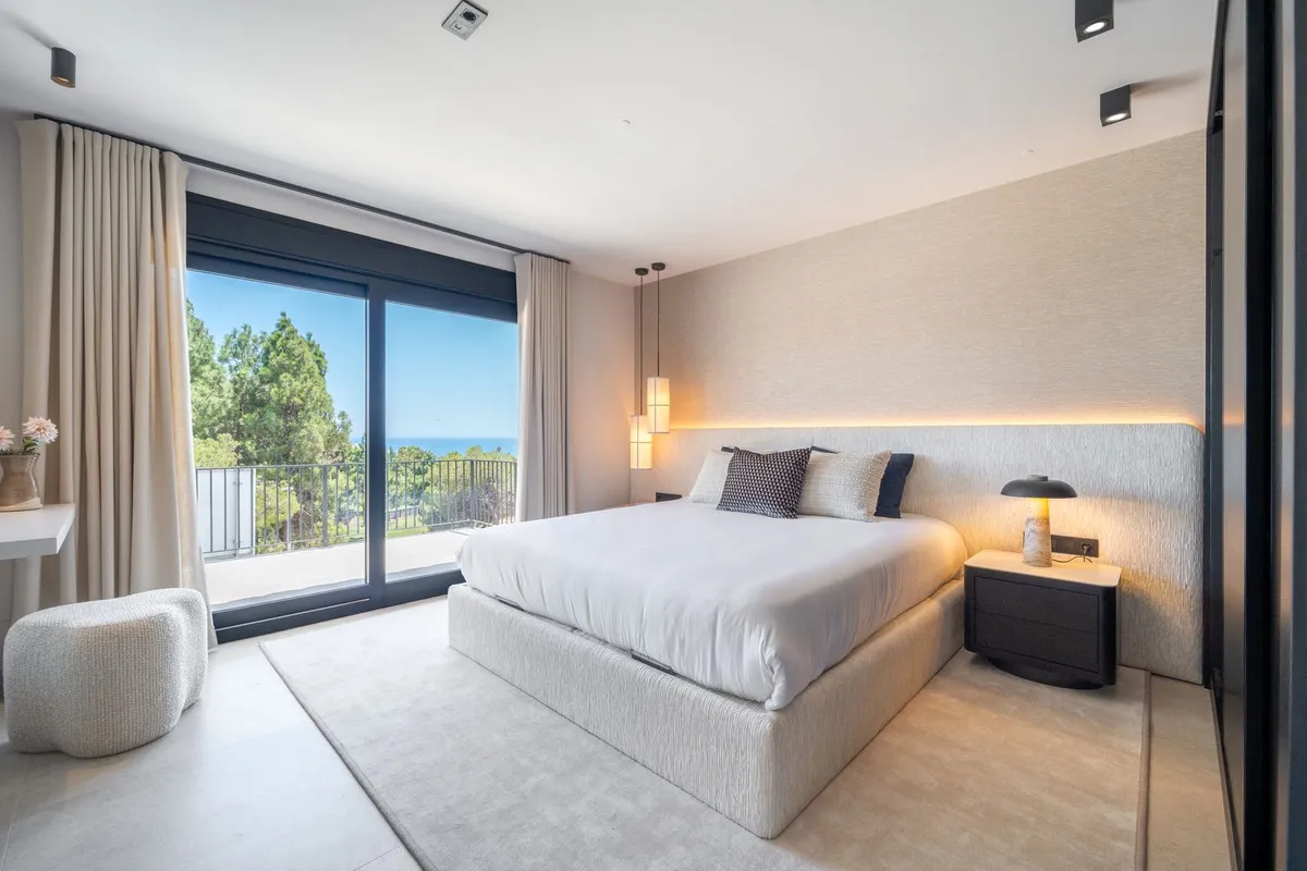 Chic Villa with Sea & Golf Views in Prime Location
