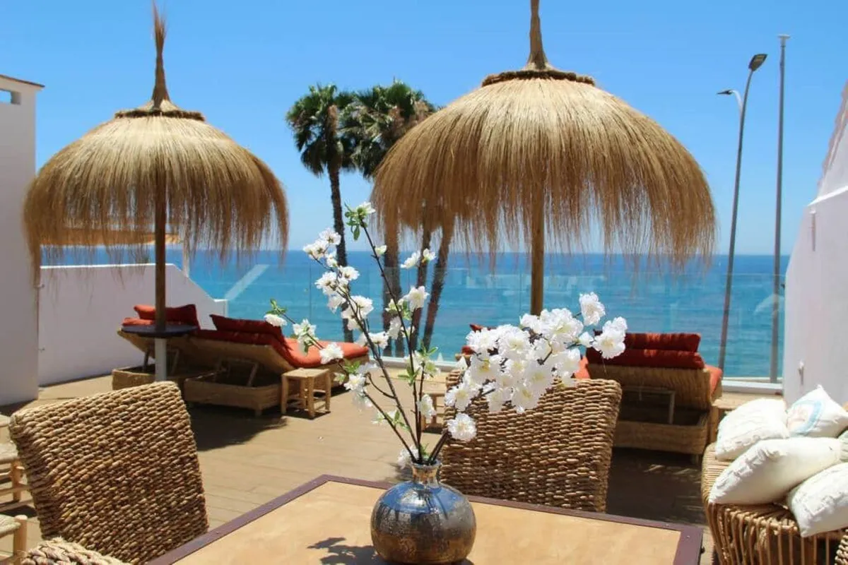 Luxury Seafront Apartments with Rooftop Bar in Malaga