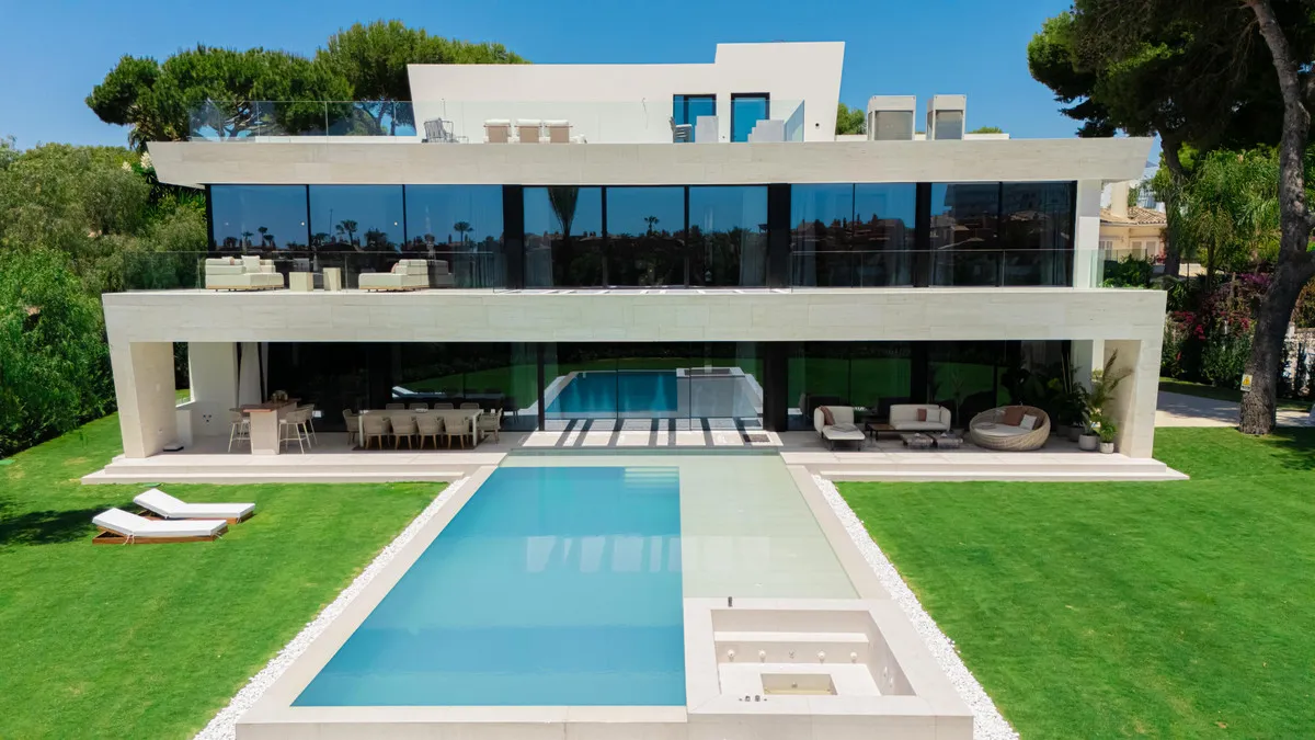 Luxurious 6-Bedroom Los Monteros Villa with Sea Views