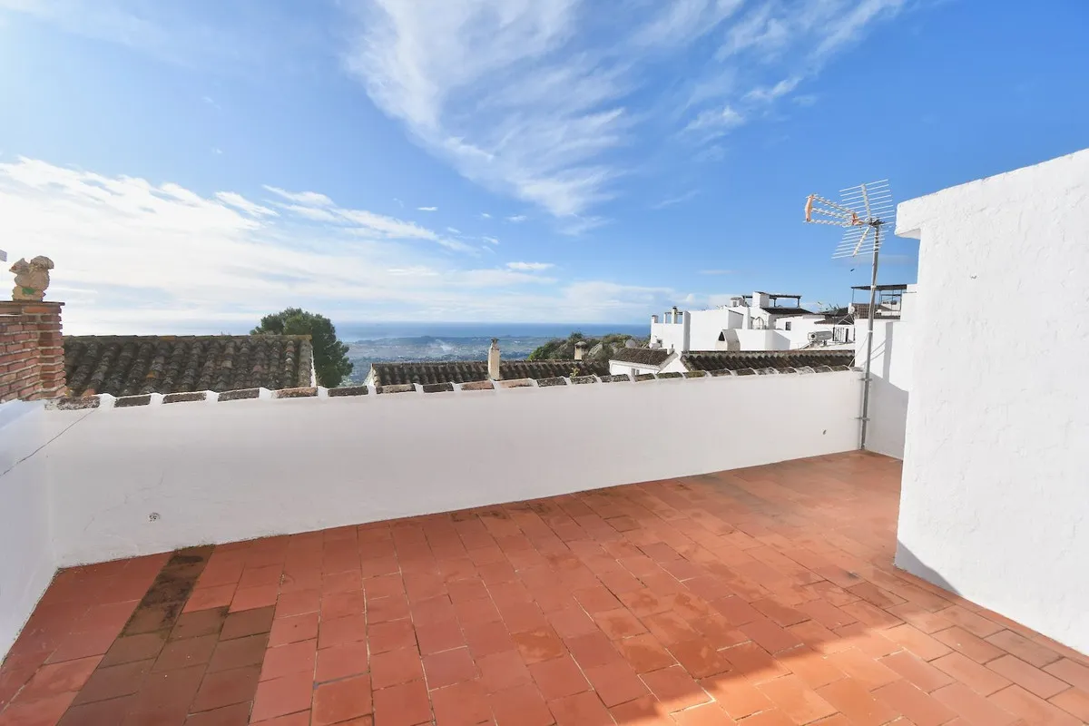 Charming Mijas Pueblo House with Sea View Terrace