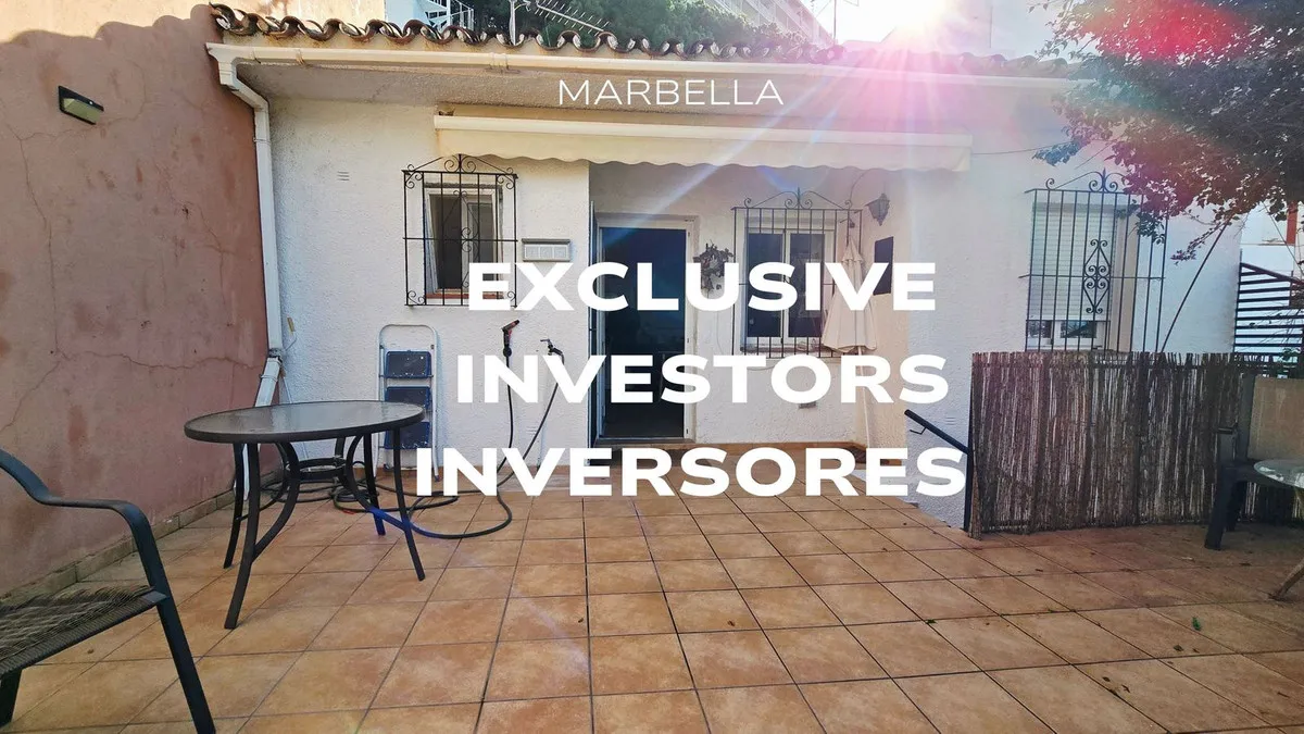 Investor’s Dream in Marbella: Expandable Townhouse Potential