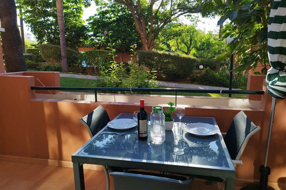 Charming Estepona Garden Terrace Apartment