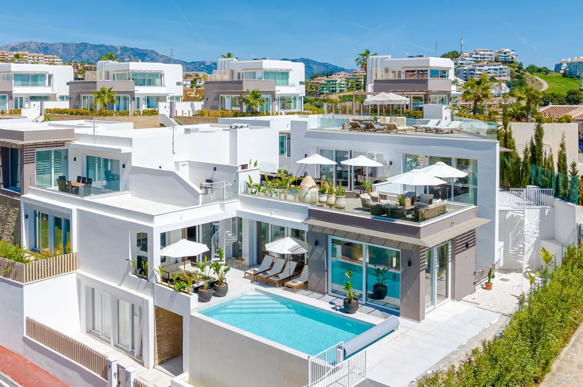 Opulent Twin Villas with Pools near Costa del Sol Beaches